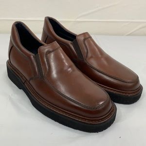 Classic Slip On Loafer Size 10 Men's Brown Formal Dress Comfort Shoes